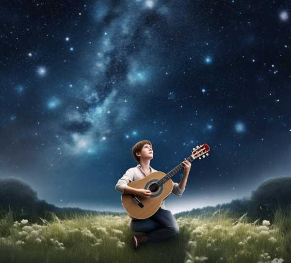 星空旋律，探寻望星空歌谱的动人故事,仰望星空，旋律伴行—探寻望星空歌谱的动人魅力,旋律,第1张