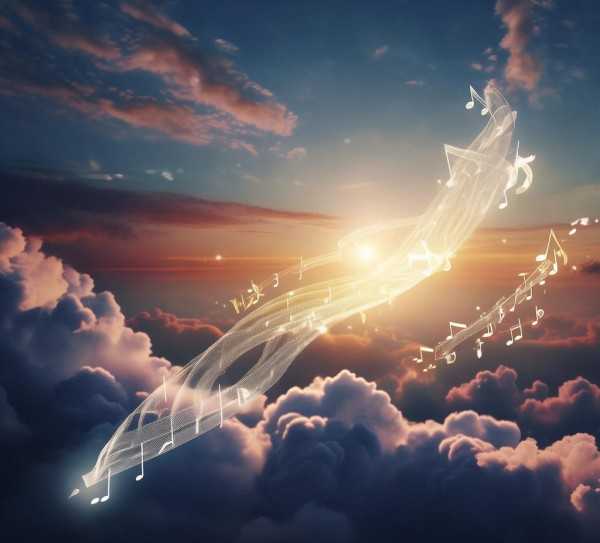 天边旋律，穿越时空的歌声,天边歌曲简谱，跨越时空的旋律传递,旋律,第1张