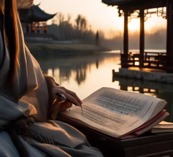 穿越时空的南屏晚钟，唤醒古韵之美,南屏晚钟歌谱，一首穿越时空的旋律，唤醒心灵的古韵之美,旋律,第1张