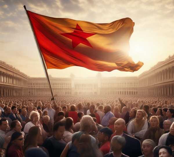 百年荣光·红旗颂歌谱，时代记忆中的永恒旋律,红旗颂歌谱，传唱百年荣光，铭记时代,旋律,永恒,第1张