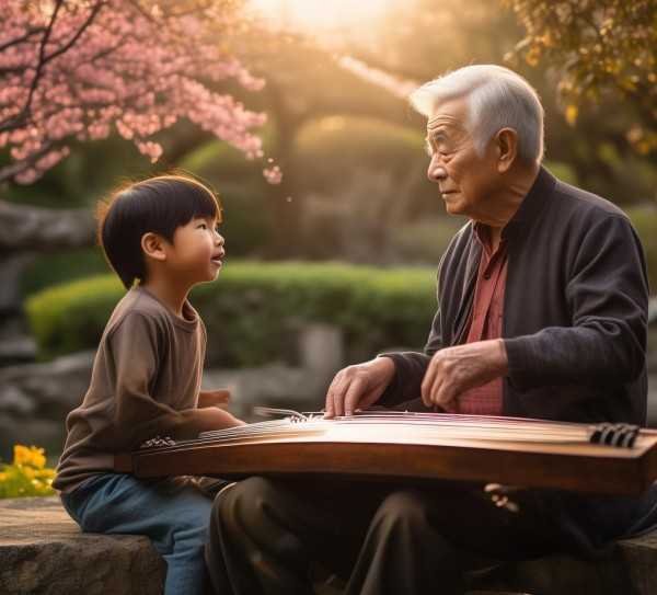 琴韵师徒情，新篇为王谱写传奇,你坐着，我为你为王歌谱新篇—一曲琴韵，一段师徒情缘,旋律,永恒,岁月,第1张