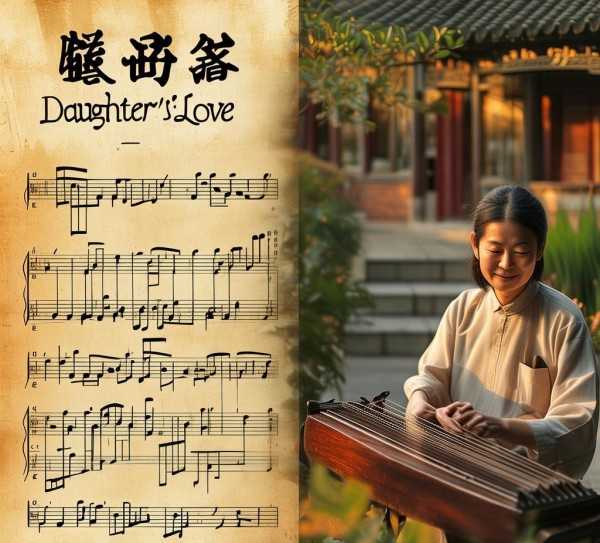 女儿情，千古深情简谱歌谱的传承解析,女儿情，一曲传唱千古的深情简谱歌谱解析与传承,旋律,简谱歌谱,第1张