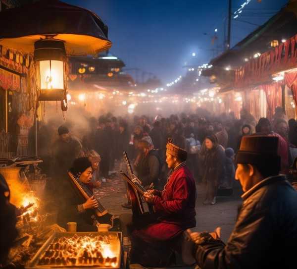 夜幕下的乌兰巴托，蒙古风情与回忆共鸣,乌兰巴托的夜，歌声中的蒙古风情与回忆,旋律,第1张