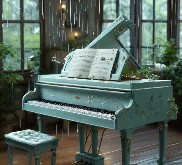 雨花石钢琴曲，诗意五线谱中的石韵流觞,雨花石钢琴谱，五线谱中的诗意流淌,旋律,五线谱,音乐,第1张